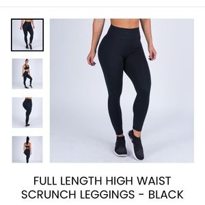 Muscle nation full length scrunch butt leggings